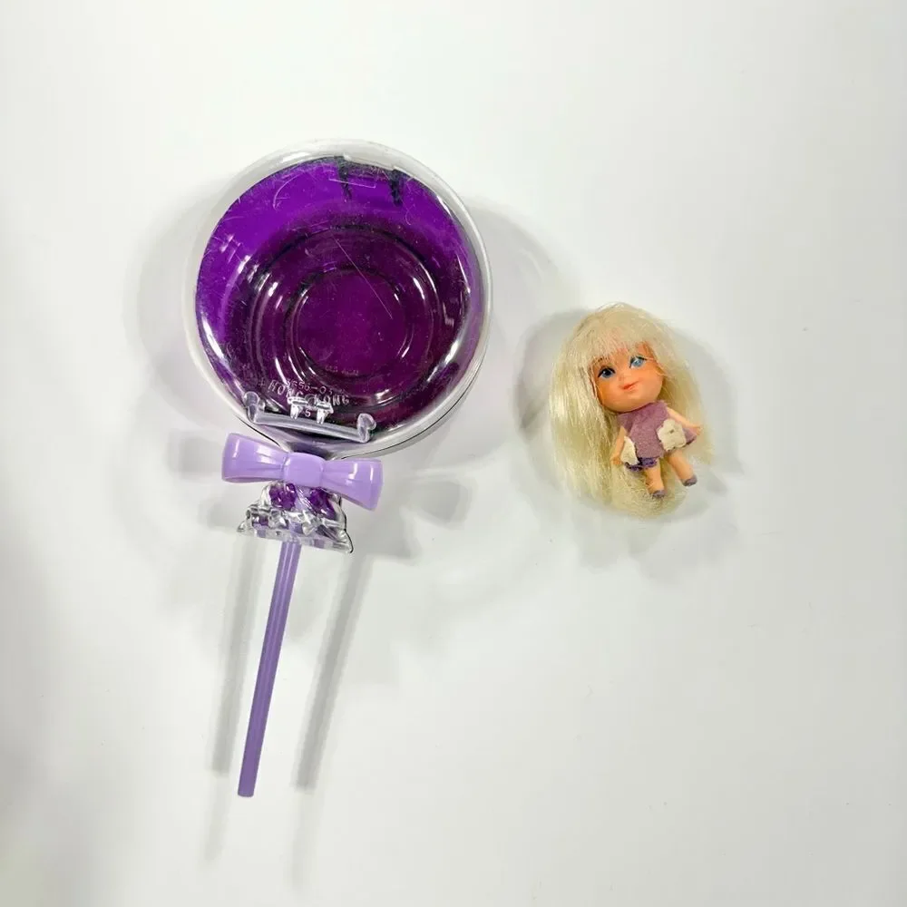 Vintage 1968 Kiddle Lollipops purple doll toy